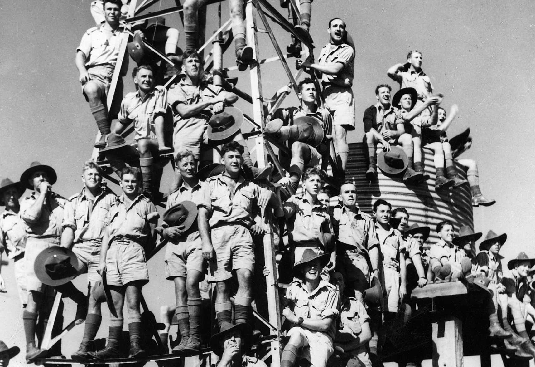 Spectators at Darwin football game
